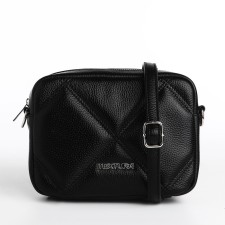 Women's bag over the shoulder Textura, small size, black color
