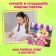 Magnetic game "Sweet thing" with a doll, background and stickers