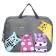 Folder with handles Textile A4, 355 x 270 x 75 mm, Stavia "Four cats" gray