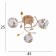 Adele Causenger Service 3x40W E27 Gold Model: 2612361
