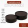 Box - tube 2 in 1, low with a deaf cover "Black", 21 x 7 - 18 x 6 cm