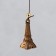 Wind Music Metal "Eiffel Tower" 4 bells 1 figure 40 cm