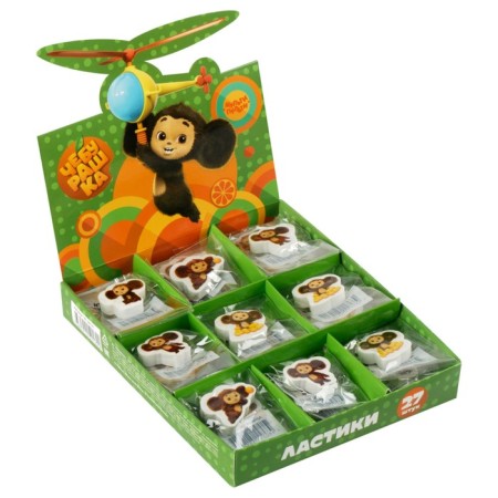 Lastik multi-gun "Cheburashka" 40 x 30 x 13 mm, curly, thermoplastic rubber mix