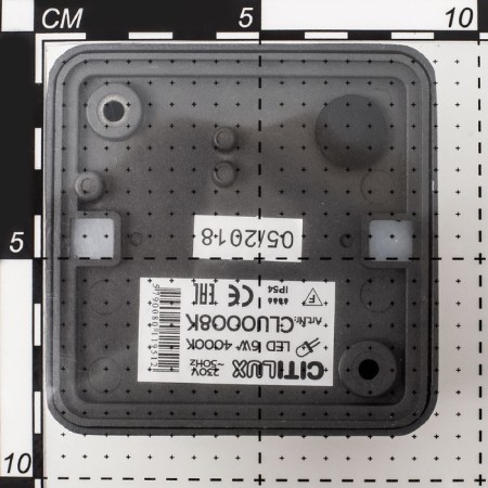 CLU0008K lamp, 6W LED, 390LM, 4000K, Black, IP54-4