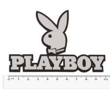 Шильдик металлопластик SW PLAY BOY 95*65 мм , SEBL-032