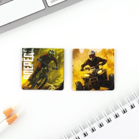 Gift set: notebook and magnetic bookmarks 2 pcs. "Never give up"-7