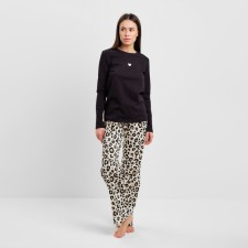 Пижама женская (лонгслив и брюки) KAFTAN "Style" размер 40-42