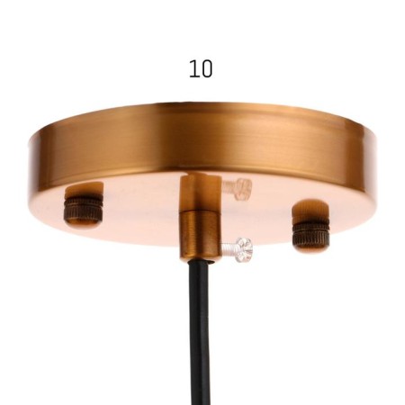 Lamp Bayerlux 88510/1 E27 40W gold 25x25x75-175 cm-5