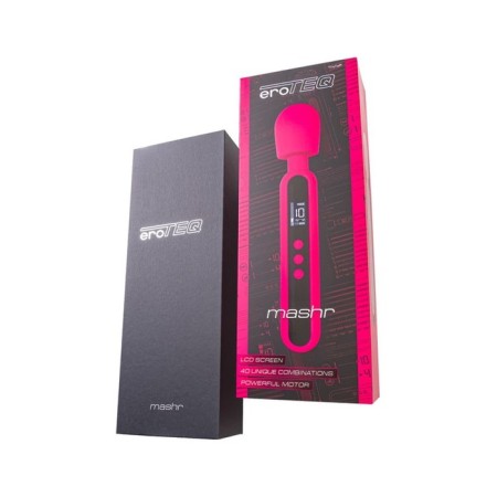 Eroteq Mashr vibro massager, silicone, 23.5 cm, pink-10