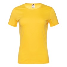 T -shirt female, size 42, yellow color