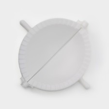 Form for modeling dumplings, d = 12 cm, white color