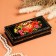 Casket - bill "field flowers", 8.5 × 17cm, lacquer miniature