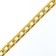 Collar - Metallic a single strain, 60 cm, wire thickness 3 mm, golden