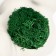 Kashpo concrete "ass with ears" with moss 8*10cm white (moss green stabilized)