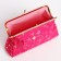 Cosmetic bag, raspberry color