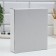 Liquid soap dispenser, gray, 16 x 12 x 4 cm.