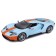 MASTO DIE-CAST 2017 Ford GT machine, opening doors, 1:18, orange-blue color