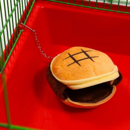 Burger rodent house, 8 x 8 x 6 cm-3