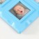 Multi -frame "12 months" collage for 13 photos 1/15x15 cm, 11/6.4x6.4 cm, blue