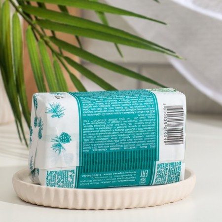 Soap toilet solid recipes of cleanliness "coniferous", 200 g-1