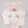 Set for discharge Demi-season Kinderlitto "Rabbit", 5 items, height 50-56 cm, pink color