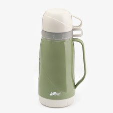 Thermos 1 l, with a glass flask, retains heat 15 hours, mix