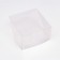 Confectionery folding box for 4 cupcakes, craft 16 x 16 x 10 cm