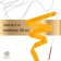 Ribbon for rhythmic gymnastics with a stick Grace dance, 2 m, color orange
