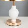 Entry 1x60W desktop E27 white-gold 25x25x42 cm Risalux