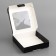 Box Gift team with a window, packaging, "February 23", 13 x 13 x 3 cm