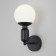 Wall lamp with a glass ceiling Bubble, 60W, E27, 13x16.8x29 cm