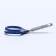 Coglot scissors curved with rubberized handles, a hole of 6 mm, dark blue