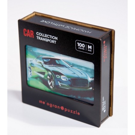 Figure puzzle "Retro car", 120 parts, 28 × 20 cm