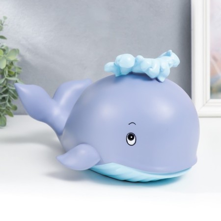 Souvenir Polystone stand for the bottle "Blue whale" 14.5x18x27 cm-3