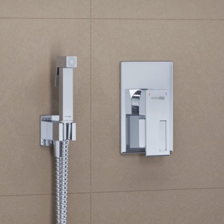Wasserkraft A15156 bidet, with hygienic shower, hose 100 cm, brass, chrome