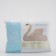 Pillow Economy swan fluff 50x70cm, polyester fiber, weight 480g