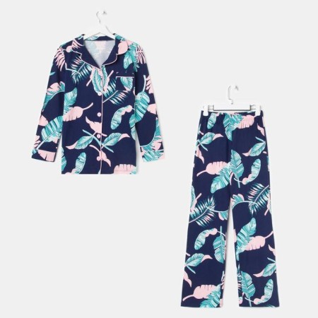 Пижама женская (рубашка и брюки) KAFTAN "Tropical dream" р. 44-46-6