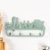 Hooks decorative cast iron "Underwater World" Green Patina 15x29x3 cm