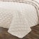A set with a "Paola" bedspread, size 240x260 cm, 50x70 cm - 2 pcs, cream color