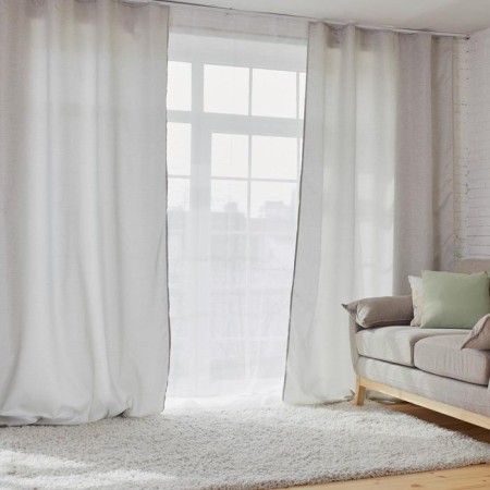Curtain curtain Ethel "Shine" silver 290x270 cm, 100% p/e-8