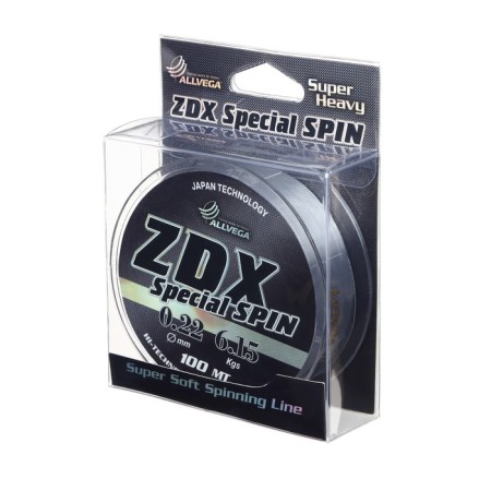 Flacks ALLVEGA ZDX SPECIAL Spin diameter 0.22 mm, test 6.15 kg, 100 m, transparent-1