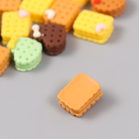 Decor for creativity plastic "Figure cracker with bow" mix 1.3x1.3x1 cm-2