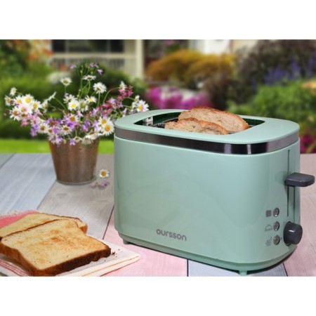 Toster Oursson to2104/PM, 750 W, defrosting/heating, 7 modes, mint Provence-9