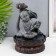 The desktop fountain from the network, the backlight "Little Buddha with the lotus" gray 29x20x20 cm
