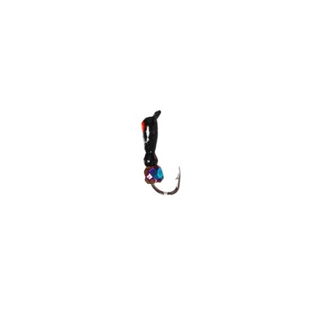 Mormyshka ants black, red eye + ball Granen chameleon, weight 0.3 g-1