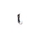 Mormyshka ants black, red eye + ball Granen chameleon, weight 0.3 g