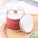 Aromatic candle "Hygge" #1 cherry mousse, soy wax, in a bank, 90 g
