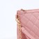 Bag Cross-Bodi with a zipper, pink color
