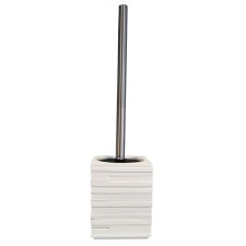 Brick toilet brush, white color