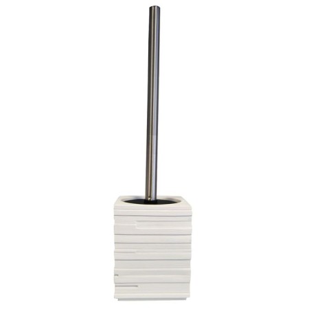 Brick toilet brush, white color